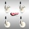 Service Caster 4 Inch 316SS Nylon Swivel 1 Inch Expanding Stem Caster Lock Brake SCC, 2PK SCC-SS316TTLEX20S414-NYS-2-S-2-1 - alternate 2
